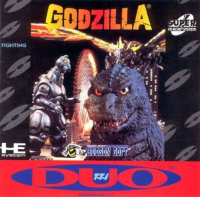 Godzilla TurboGrafx CD  box art